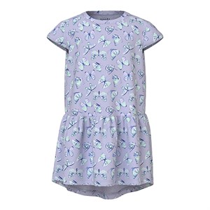 Name It - Vigga Capsl  Kjole Noos - Butterflies, Purple Heather
