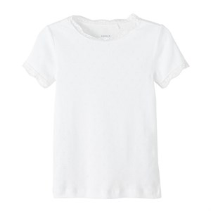 Name It - Fraluna T-shirt SS, Bright White