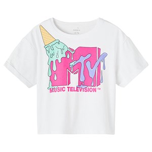 Name It - Myxtina MTV T-shirt SS, Bright White