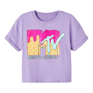 Name It - Myxtina MTV T-shirt SS, Sand Verbena