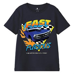 Name It - Faris Fast & Furious T-shirt SS, Dark Sapphire