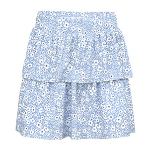 Name It - Vinaya Skirt FFF Noos - White Flower, Serenity