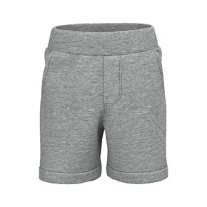 Name It - Viking Long Shorts, Grey Melange