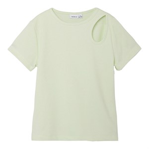 Name It - Fabille Kort T-shirt SS, Lime Cream