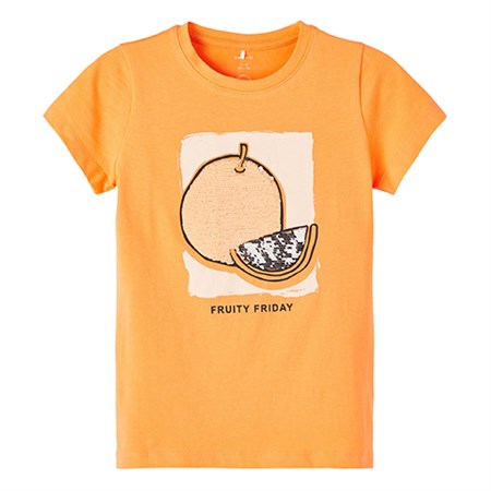 Name It - Haven T-shirt SS, Mock Orange