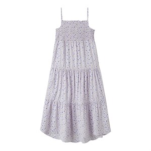 Name It - Vinaya Strap Maxi Dress Small Floral, Lavender Fog