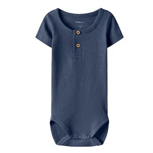 Name It - Kab Body Noos SS, Vintage Indigo Melange