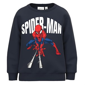 Name It - Jox Spiderman Sweatshirt BRU LS, Dark Sapphire
