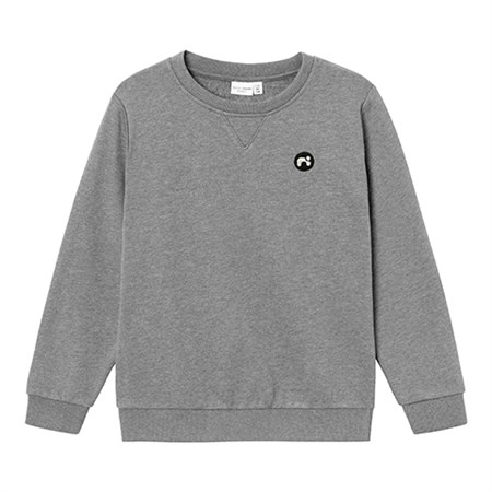 Name It - Vimo Sweatshirt BRU Noos, Grey Melange