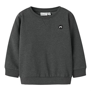 Name It - Vimo Sweatshirt BRU Noos, Dark Grey Melange