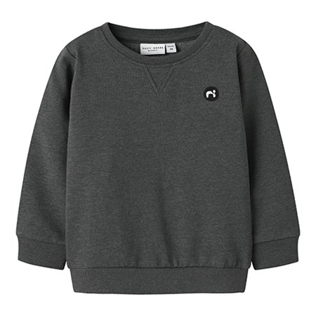 Name It - Vimo Sweatshirt BRU Noos, Dark Grey Melange