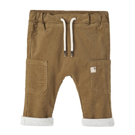 Name It - Ben U-Shape Cord WL Pants, Kangaroo