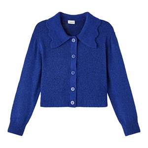 Name It - Natura Short Knit Cardigan, Dazzling Blue