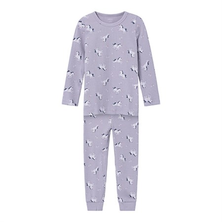 Name It - Pyjamas Rib Noos, Lavender Unicorn