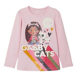 Name It - Amira Gabby T-shirt LS, Parfait Pink