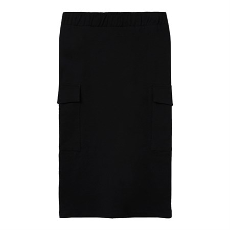 LMTD - Nargo LW Cargo Sweat Skirt, Black