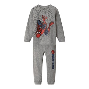 Name It - Orv Spiderman Pyjamas Marvel, Grey Melange