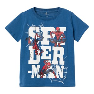 Name It - Makan Spiderman T-shirt Mar SS, Set Sail