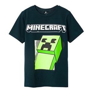 Name It - Mobin Minecraft T-shirt BFU Noos SS, Dark Sapphire
