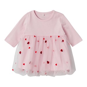 Name It - Floom Dress LS, Parfait Pink