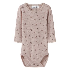 Name It - Wang Wool Needle LS Body Noos, Shadow Gray