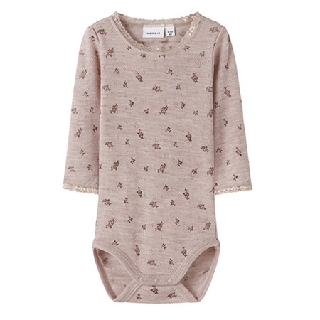 Name It - Wang Wool Needle LS Body Noos, Shadow Gray