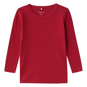 Name It - Kabo Slim T-shirt LS, Jester Red