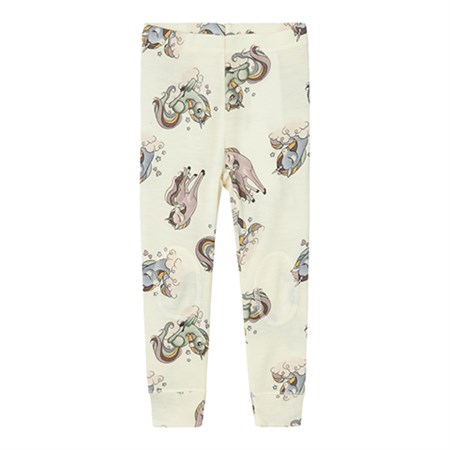 Name It - Willitus Wool Leggings Noos, Snow White AOP