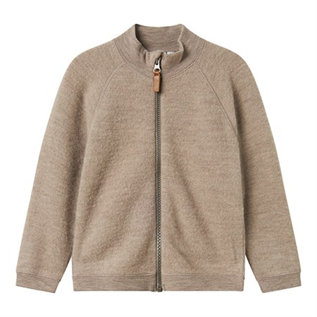Name It - Wmino Wool Brushed Cardigan, Satellite