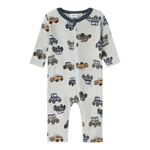 Name it - Wang Wool Needle Nightsuit Noos, Gray Dawn AOP