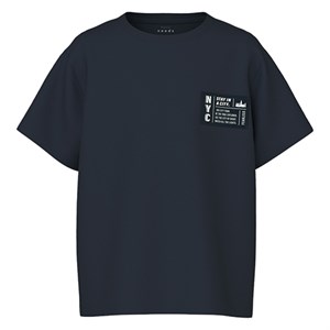 Name It - Vector Loos T-shirt SS, Dark Sapphire