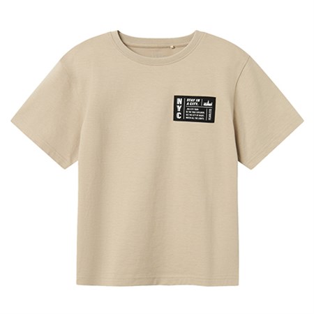 Name It - Vector Loos T-shirt SS, Pure Cashmere