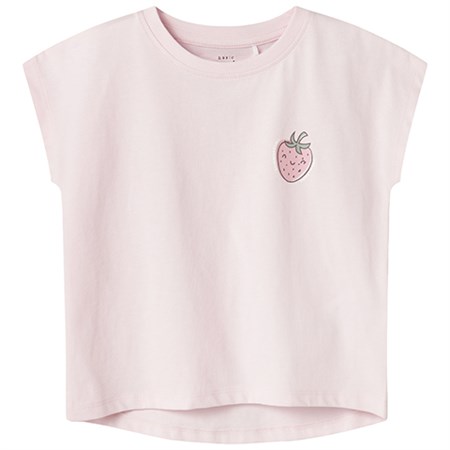 Name It - Varutti Capsl Loose Top - Strawberry, Ballerina
