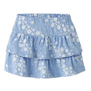 Name It - Vigga Skirt, Serenity White Flower