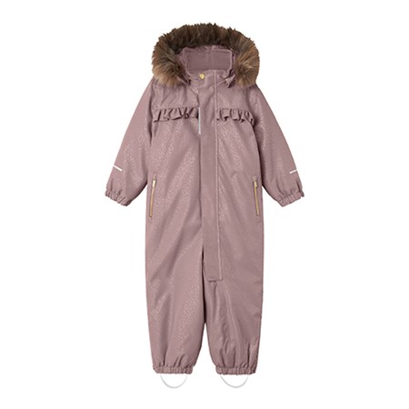 Name It - Snow10 Suit Frill Glitter FO, Woodrose