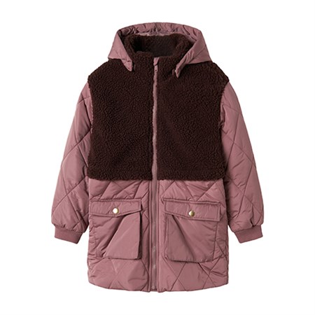 Name It - Mika Long Jacket, Grape Shake