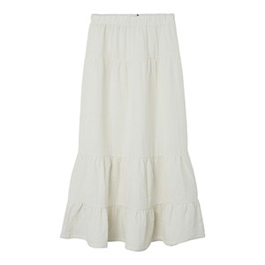 LMTD - Hussa Long Skirt Noos, White Alyssum