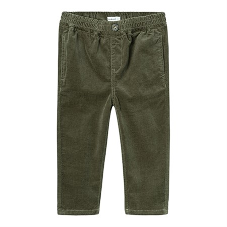 Name It - Ben Tapered Cord Pants 4632-Yt, Tea Leaf