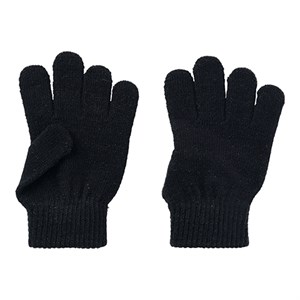 Name It - Magic Glitter Gloves, Black