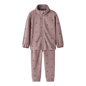 Name It - Spektra Fleece Set AOP, Woodrose