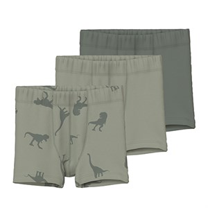 Name It - Tights 3-pak Dino Noos, Agave Green