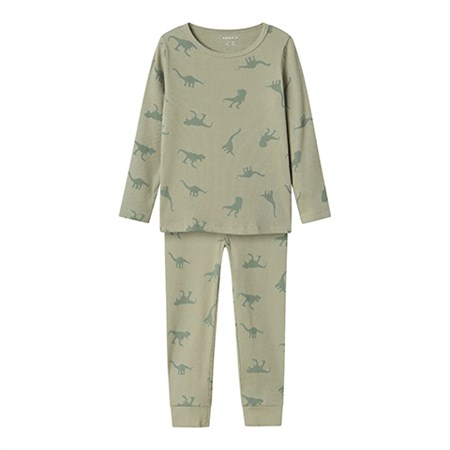 Name It - Pyjamas Rib Noos, Agave Green Dino