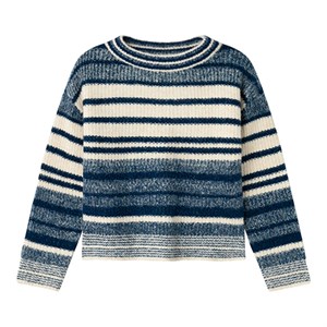 Name It - Oricole LS Knit, Ocean Cavern