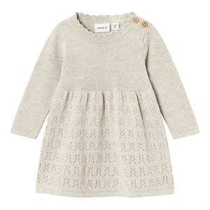 Name It - Osilla LS Knit Dress, Peyote Melange