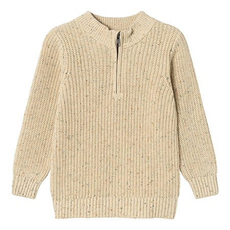 Name It - Nesalle Strikbluse LS, Summer Sand