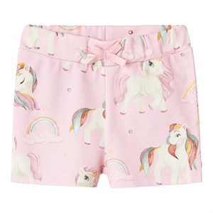 Name It - Harumi Sweat Shorts Unb, Parfait Pink