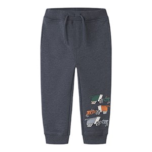 Name It - NMM VIMO NREG AOP TRACTORS SWE PANT BRU, Ombre Blue