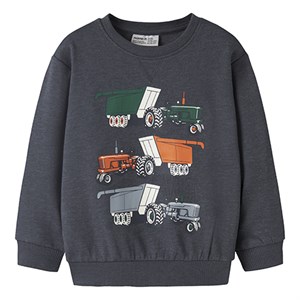 Name It - NMMVIMO LS NREG AOP TRACTORS SWEAT BRU, Ombre Blue