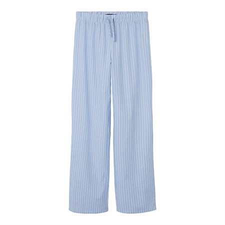 LMTD - Fouipe Poplin Straight Pants, Bel Air Blue Stripes