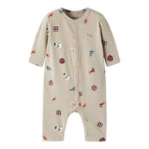 Name It -  NBN VISMAS LS NIGHTSUIT, Pure Cashmere AOP Christmas